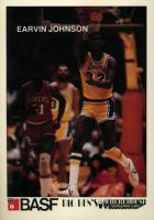 1982 Lakers BASF # Magic Johnson Basketball Card