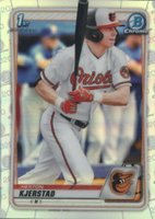 2020 Bowman Draft #BD122 Heston Kjerstad Chrome-Refractor Baseball Card