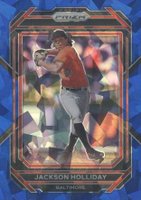 2023 Panini Prizm #160 Jackson Holliday Blue Ice Baseball Card