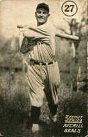 1927 Zeenut Pacific Coast League ! RB # Earl Averill Hand Cut Baseball Card