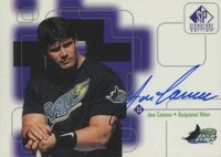 1999 SP Signature Autographs #JoC Jose Canseco Baseball Card