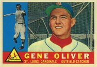 1960 Topps #307 Gene Oliver Baseball Card