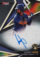 2022 Bowman's Best Best of 2022 Autographs #B22HP Hedbert Perez Baseball Card