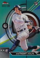 2023 Topps Finest #26 Anthony Volpe Aqua Baseball Card