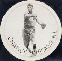 1910 Ju-Ju Drums # Frank Chance Baseball Card