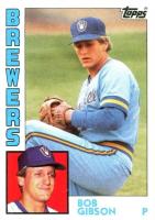 1984 Topps #349 Bob L. Gibson Baseball Card