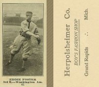 1916 Herpolsheimer Co. #61 Eddie Foster Baseball Card