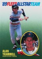 1989 Fleer All-Stars #11 Alan Trammell Baseball Card