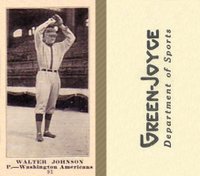 1916 Green-Joyce #91 Walter Johnson Baseball Card