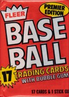 1981 Fleer #WP Wax Pack Baseball Card