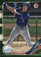 2019 Bowman Paper Prospects #BP130 Gavin Lux Camo Baseball Card