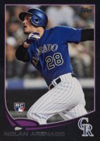 2013 Topps Update #US259 Nolan Arenado Black Baseball Card
