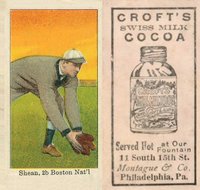 1909 Croft's Cocoa # Dave Shean Baseball Card
