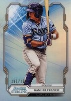2019 Bowman Sterling #BPR31 Wander Franco Refractor Baseball Card