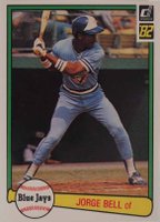 1982 Donruss #54 George Bell Baseball Card