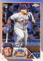 2023 Topps Chrome #203 Francisco Alvarez Refractor Baseball Card
