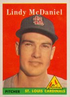 1958 Topps #180 Lindy McDaniel Baseball Card