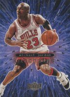 1998 Metal Universe Linchpins #8 Michael Jordan Basketball Card