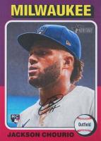2024 Topps Heritage #632 Jackson Chourio Team Name/City Name Swap Baseball Card
