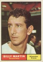 1961 Topps #89 Billy Martin Baseball Card