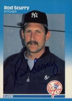 1987 Fleer #113 Rod Scurry Baseball Card