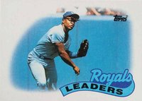 1989 Topps #789 Royals Leaders Baseball Card