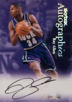 1999 Skybox Premium Autographics # Ray Allen Basketball Card
