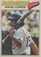 1977 O-Pee-Chee #96 Dave Lopes Baseball Card