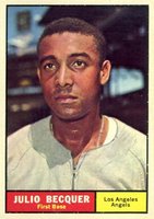 1961 Topps #329 Julio Becquer Baseball Card