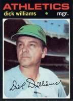 1971 Topps #714 Dick Williams Short Print Baseball Card