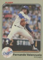 1983 Fleer #224 Fernando Valenzuela Baseball Card