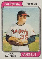 1974 Topps #429 Dick Lange Baseball Card