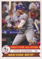 2019 Topps Throwback Thursday #158 Pete Alonso Baseball Card