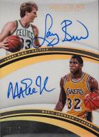 2016 Panini Immaculate Collection Dual Autographs #31 Larry Bird/Magic Johnson Basketball Card