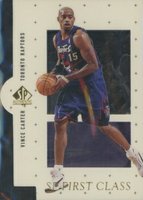 1998 SP Authentic First Class #FC27 Vince Carter Basketball Card