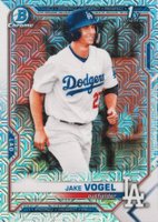 2021 Bowman Mega Box Chrome #BCP59 Jake Vogel Baseball Card