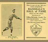 1917 Collins-McCarthy #66 Bob Groom Baseball Card