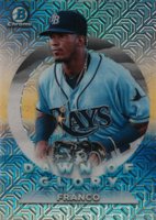 2020 Bowman Chrome Mega Box Dawn of Glory #DG20 Wander Franco Baseball Card