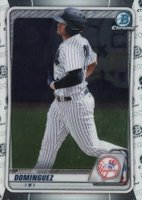 2020 Bowman Draft #BD151 Jasson Dominguez SP-Chrome Baseball Card