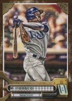 2022 Topps Gypsy Queen #299 Wander Franco Burnt Umber Baseball Card