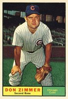 1961 Topps #493 Don Zimmer Baseball Card