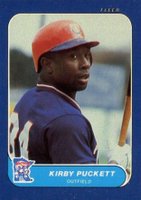 1986 Fleer Mini #85 Kirby Puckett Baseball Card