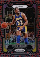 2023 Panini Prizm #185 Magic Johnson Snakeskin Basketball Card