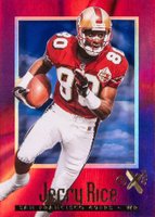 1997 Skybox E-X2000 #27 Jerry Rice Football Card