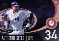 2007 SP Authentic Authentic Speed #AS-18 Derek Jeter Baseball Card
