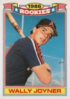 1987 Topps Glossy Rookies #7 Wally Joyner Baseball Card