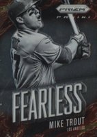 2014 Panini Prizm Fearless #6 Mike Trout Baseball Card