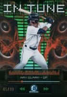 2024 Bowman Draft in Tune #IT17 Max Clark Green Refractor Baseball Card