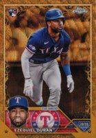 2023 Topps Gilded Collection #34 Ezequiel Duran Wave Gold Etch Baseball Card