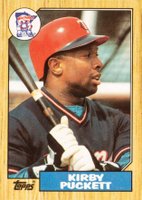 1987 Topps Tiffany #450 Kirby Puckett Baseball Card
